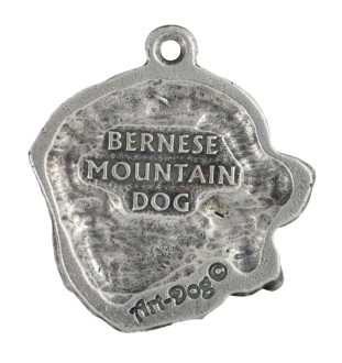 Bouvier bernois porte-clés en argent massif Art-Dog